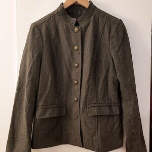 Banana Republic Grey Button Down Jacket
